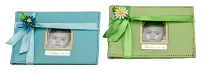 Álbum portafotos para Detalle bautizo Surtido
