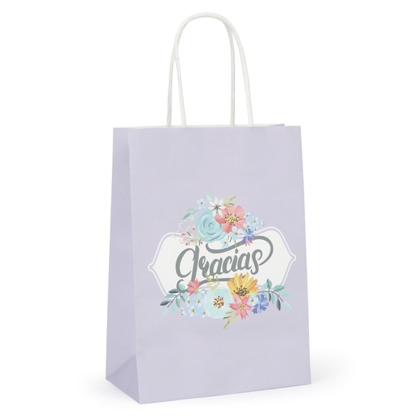 Bolsa Kraft Colores Empolvados Pequeña