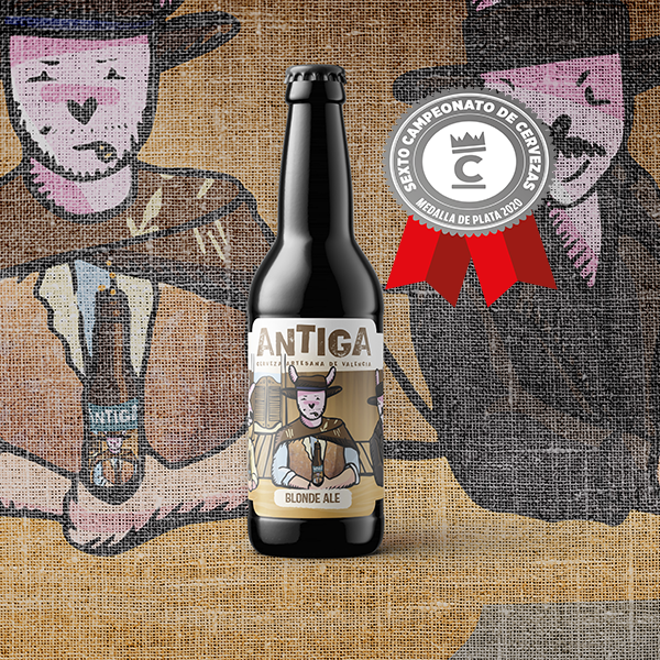 Cerveza Antiga Blonde Ale para Detalles de Bautizo (6 Uds.)