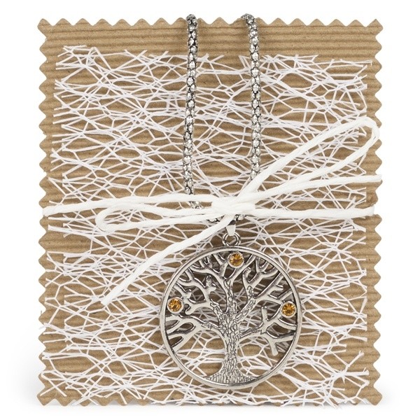 Colgante Árbol de la vida para detalle de bautizo