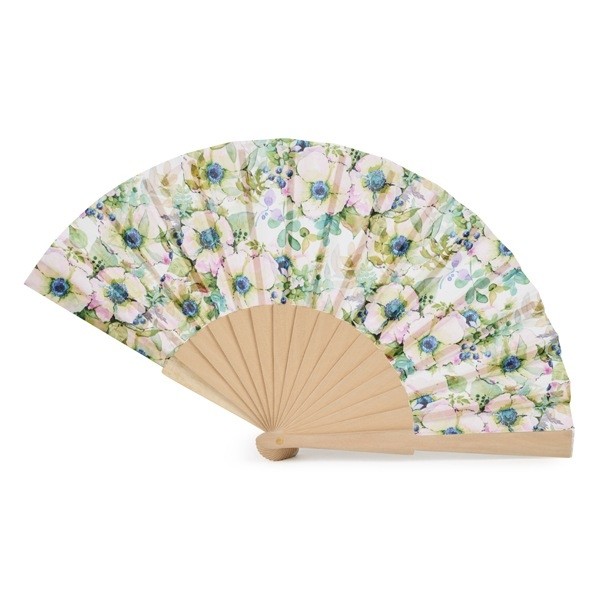 Detalle de Bautizo Abanico “Jardín”