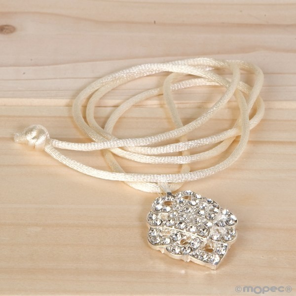 Colgante modernista strass