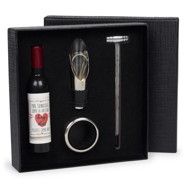 Detalle de bautizo Estuche accesorios vino "Momentos especiales"