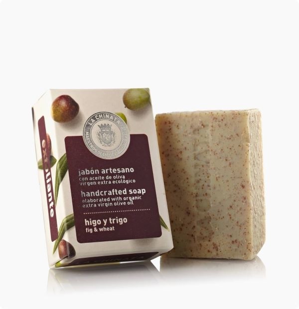 Detalle de bautizo Jabón Exfoliante de Higo y Trigo