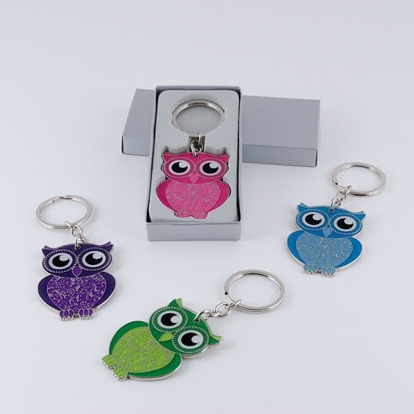 Llavero Búho Lima De Uñas