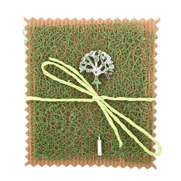 Detalle bautizo alfiler árbol de la vida