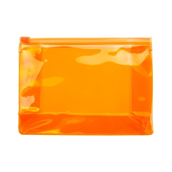 Neceser rectangular de PVC transparente 