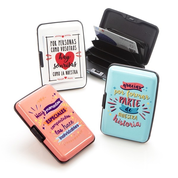 Tarjetero frases para Detalle de Bautizo mujer