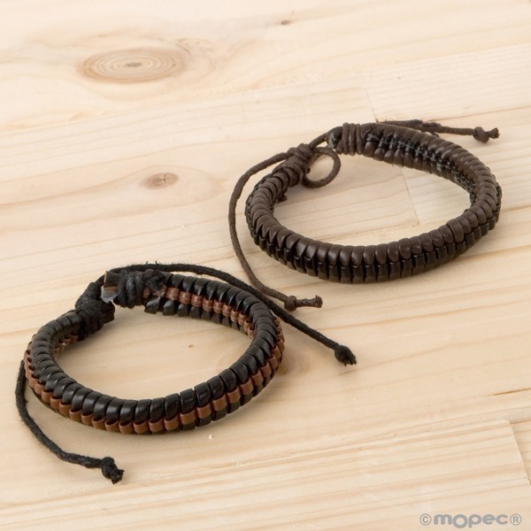 Pulsera Trenzada Bicolor 