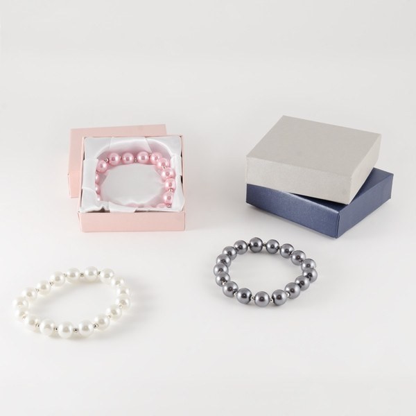 Pulsera Perla Cristal Colores