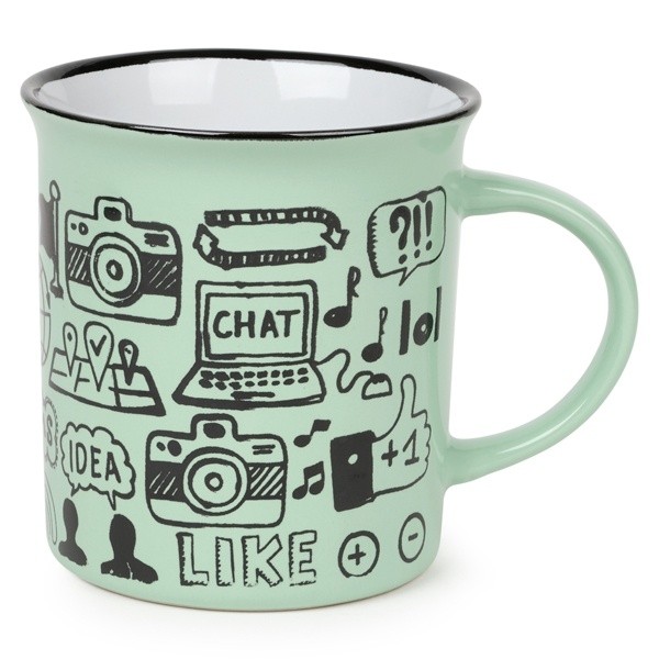 Detalle de bautizo Taza emoticonos