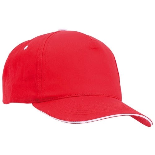 Detalle Bautizo Gorra Five Rojo