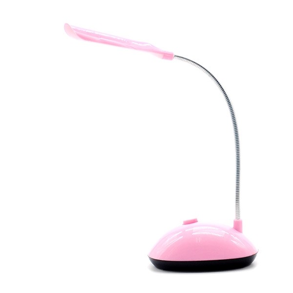 Lámpara a pilas rosa detalle para niños