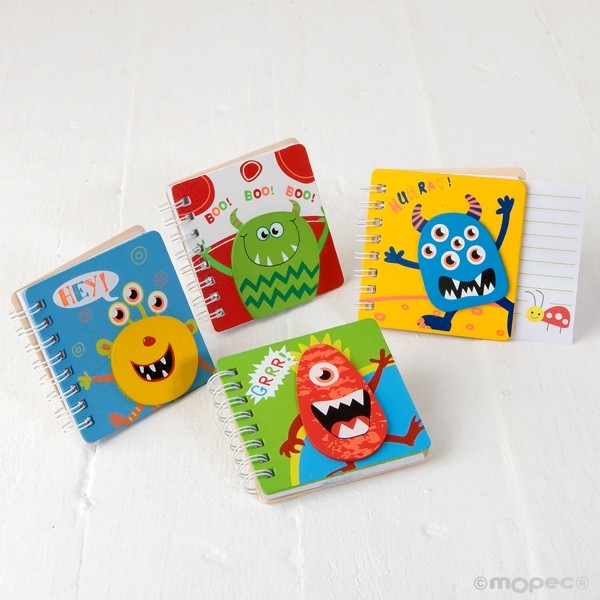 Niños Libreta Monstruos