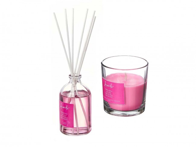 Detalle bautizo caja 6 unidades set mikado orquídea 