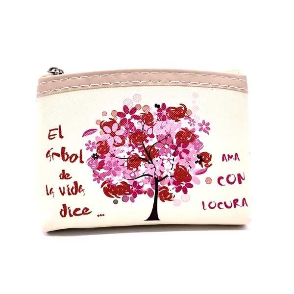 Monedero árbol de la vida para Detalle de Bautizo mujer