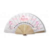Abanico "Elefantes" para Detalle de bautizo
