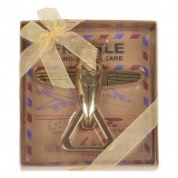  Abridor Avión clásico con imán para detalle de bautizo