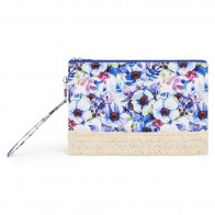 Bolso de mano “Jardín “ con rafia Grande para Detalle de Bautizo