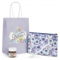 Detalle Bautizo Nutella con portatodo Jardin en bolsa de regalo