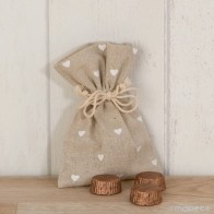 Bolsita Beig Corazones Con Tres Bombones