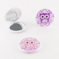 Espejo Doble Buho Florecitas