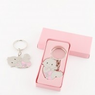 Detalle para Bautizo llavero bebe chupete rosa 