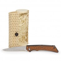 Detalle de bautizo Navaja en estuche de bambú