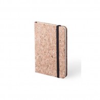 Bloc de notas corcho natural para detalle bautizo mujer