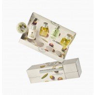 Detalle de bautizo Pack de baño Bienvenida natural