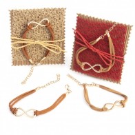 Pulsera infinito para regalo de bautizo