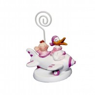 Pinza Portanotas Avioneta Niña