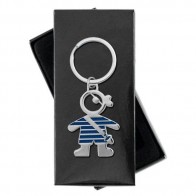 Llavero metálico pirata para detalle bautizo hombre