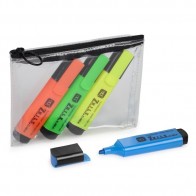 Estuche marcadores fluorescentes para Detalle bautizo Juvenil