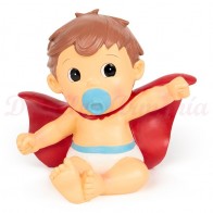Figura niño con capa para tarta de bautizo