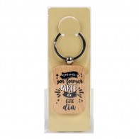 Llavero madera frases para Detalle de Bautizo