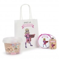 Regalo Detalle monedero con llavero madera con Nutella con bolsa