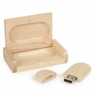 Pendrive portátil en baúl de madera para Detalle bautizo