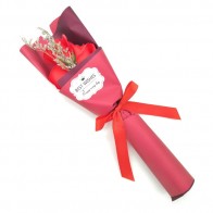 Ramo flor de jabón en caja para detalle de bautizo