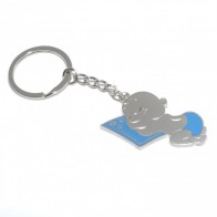 Detalle para bautizo llavero dormilon niño