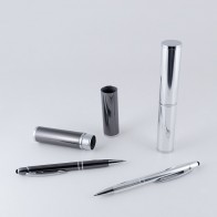 Set bolígrafo puntero táctil aluminio para bautizo