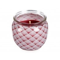 Detalle bautizo caja 12 unidades vela tarro cristal Manzana y Canela