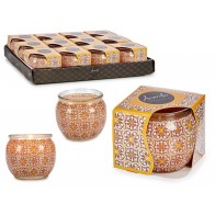 Detalle bautizo caja 12 unidades vela Té Oriental 