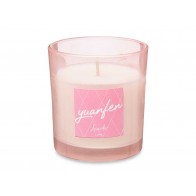 Detalle bautizo caja 12 unidades vela vaso Peonia