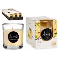 Detalle bautizo caja 12 unidades vela vaso aroma Vainilla