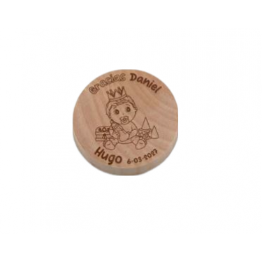 Abrebotellas de agradecimiento Príncipe para detalle bautizo personalizado