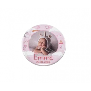 Detalle Bautizo Abridor con foto personalizada niña 