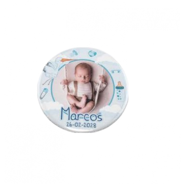 Detalle Bautizo Abridor con foto personalizada niña