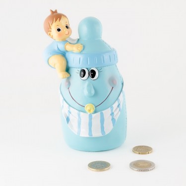 Hucha Biberón Niño Pijama