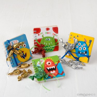 Niños Libreta Monstruos Caramelos